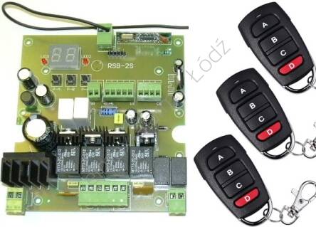 Woster RSB-2S, 3 piloty 4pl - sterownik bramy 2-skrzydłowej 