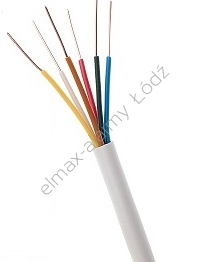 przewód kabel alarmowy domofonowy 6x0,5 polski (na metry -1 m.)
